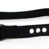 Sparky Pet Co Dog Fence E Collar Receiver Heavy Duty Nylon 1" 3 Consecutive Hole Strap for All e Collar Systems Black 1" Wide
