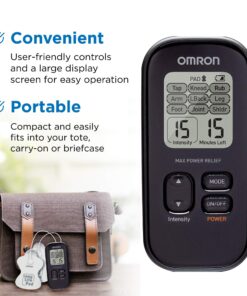 OMRON Max Power Relief TENS Unit Muscle Stimulator, Simulated Massage Therapy for Lower Back, Arm, Shoulder, Leg, Foot, and Arthritis Pain, Drug-Free Pain Relief (PM500) 26 81UgetWpv8L