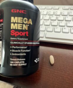GNC Mega Men Sport Daily Multivitamin for Performance, Muscle Function, and General Health -180 Count 180 Count (Pack of 1) 33 81Uhn0o31kL
