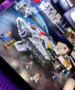 LEGO Star Wars: Ahsoka Ghost & Phantom II 75357 Playset Inspired by The Ahsoka Series, Featuring 2 Buildable Starships and 5 Star Wars Figures Including Jacen Syndulla and Chopper 55 81UhyA0KpGL