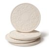 CoasterStone Absorbent Stone Coasters, “Victorian Lace Set of 4