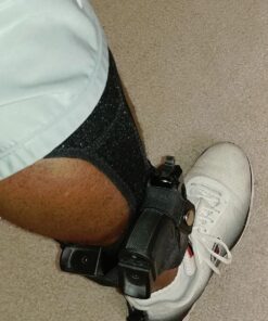 CONCEALED CARRIER (TM) Ankle Holster for Concealed Carry Pistol | Universal Leg Carry Gun Holster with Magazine Pouch for Glock 42, 43, 36, 26, S&W Bodyguard .380, 38, Ruger LCP, LC9, Sig Sauer 74 81Ul1OztkAL