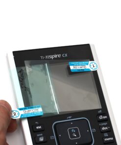Guerrilla Military Grade Screen Protector 2-Pack For TI Nspire CX, CX CAS, CX II, and CX CAS II Graphing Calculator, Black 10 81Ul4l5DjhL