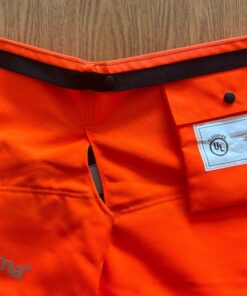 Husqvarna Technical Apron Wrap Chainsaw Chaps 36- to 38-Inch, Chainsaw Safety Equipment with 5 Layers, Adjustable Belt and Gear Pocket, Orange 36-38 In. Orange/Gray Tech. 29 81UlCrODsFL