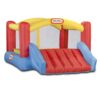 Little Tikes Jump 'n Slide Inflatable Bouncer Includes Heavy Duty Blower With GFCI, Stakes, Repair Patches, And Storage Bag, for Kids Ages 3-8 Years Jump 'n Slide Bounce House 16 81UlUFMHYOL