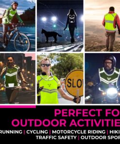 247 Viz Reflective Running Vest – Reflective Vest Running at Night for Walkers, Women & Men. High Visibility Reflective Gear, Cycling & Running Vest, High Vis Neon Safety Small Yellow 11 81UlZg5GM7L