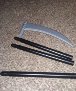 Kangaroo Grim Reaper Scythe Weapon – Prop for Halloween Parties – 40-inch Long Sickle for Kids and Adults – Costume Accessory – Plastic Prop 54 81UnCRpJLpL
