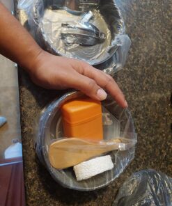 Bisgear 16pcs Camping Cookware Backpacking Stove Mess Kit – Camping Cooking Set - Camping Pots and Pans Set - Camping Accessories Equipment - Backpacking Supplies Survival Gear Black 41 81Unes2oUYL