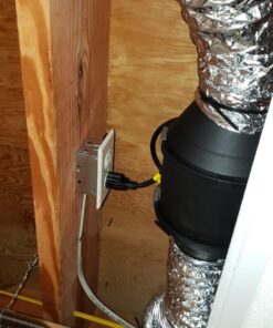 VIVOSUN R4 4 Inch 190 CFM Inline Duct Ventilation Fan with Variable Speed Controller for Grow Tent 33 81UqGf1S oL