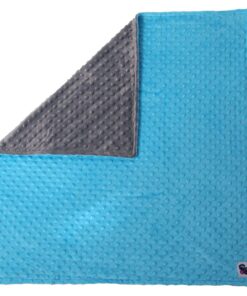Reversible Unisex Children's Soft Baby Blanket Minky Dot (Turquoise/Grey) Turquoise/Grey 16 81Uqb6MOH6L