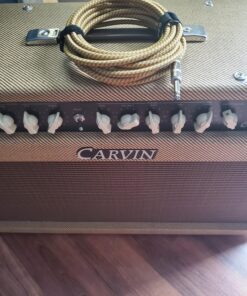 GLS Audio Instrument Cable - 1/4 Inch TS to 1/4 Inch Instrument Cable for Bass/Electric Guitar- Brown/Yellow Braided Tweed, 15ft 15 Ft. Straight Gold 34 81UrEGKcA6L