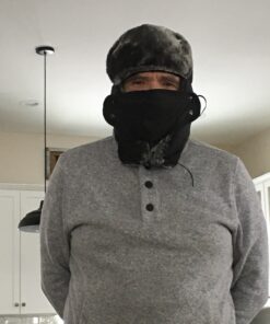 mysuntown Winter Hats for Women Men 2023, 22-24″ Winter Hat Hunting Trapper Hat Ushanka Ear Flap Chin Strap w/Windproof Mask Large Black 88 81Uw79k3BHL