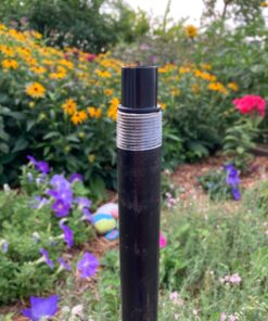 TomCare Solar Lights Metal Flickering Flame Solar Torches Lights Waterproof Outdoor Heavy Duty Lighting Solar Pathway Lights Landscape Lighting Dusk to Dawn Auto On/Off for Garden Patio Yard, 4 Pack Black 38 81UwvzC8qxL