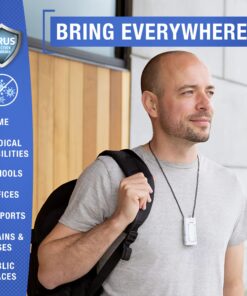 AirTamer A302 | Small Personal and Portable Air Purifier | Lithium Battery Operated | New Electrostatic Purification Technology, Proven Performance, Metal Travel Case 10 81UypG9hduL