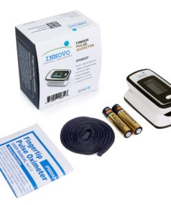 Innovo Deluxe iP900AP Fingertip Pulse Oximeter with Plethysmograph and Perfusion Index (Off-White with Black) 33 81V q09wKIL