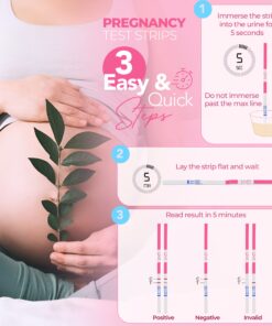 Clinical Guard 40 Ovulation Test Strips and 10 Early Pregnancy Test Strips Combo Rapid HCG Test Fertility Ovulation Predictor Kit 50 Count (Pack of 1) 37 81V0oFk9QIL