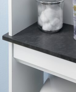 Sauder Caraway Etagere/Pantry cabinets, L: 23.31" x W: 7.44" x H: 68.07", Soft White finish 31 81V134r6HaL