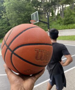 WILSON Evolution Indoor Game Basketballs - Size 5, Size 6 and Size 7 Brown - Game Ball Size 7 - 29.5" 51 81V24KRnDOL