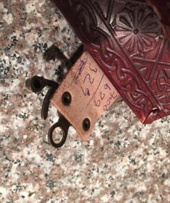 Handmade Embossed Blue Stone Leather Journal Notebook Refillable Sketchbook with 2 Latches, Lace Edging Diary By Cuero 51 81V3ww8WeqL