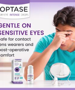 Optase Dry Eye Intense Drops - Preservative Free for Long Lasting Relief Artificial Tears To Relieve Severe Symptoms Multidose Bottle Step 3 Hydrate .33 fl oz, 300 Doses 28 81V6hCScR2L