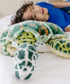 Melissa & Doug Giant Sea Turtle - Lifelike Stuffed Animal 26 81V7ADHayHL 1