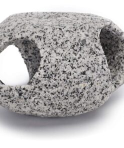 Penn-Plax Deco-Replicas Granite Aquarium Ornament & Hideaway – Realistic Stone Appearance – Safe for Freshwater and Saltwater Tanks – Small Size, White (RR1071) 25 81V8dd3iuL 1