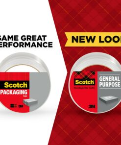 Scotch Shipping Packaging Tape, 1.88" x 54.6 yd, 6 Rolls (3350-6) 10 81V8kAlQ8KL