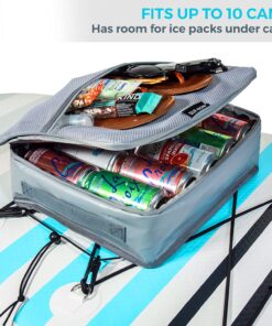 SUP-Now Paddleboard Accessories Cooler & Deck Bag in One V2 Gray 24 81VAh67L8OL 1