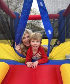 Blast Zone Magic Castle - Inflatable Bounce House with Blower - Premium Quality - Indoor/Outdoor - Portable - Sets Up in Seconds 24 81VC9oP08LL