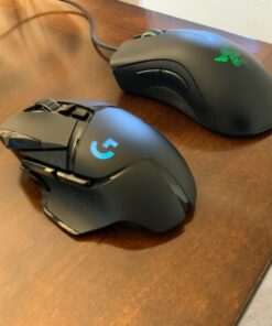 Logitech G502 Lightspeed Wireless Gaming Mouse with Hero 25K Sensor, PowerPlay Compatible, Tunable Weights and Lightsync RGB - Black 67 81VCZPW9UWL