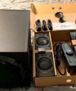 Logitech Z906 5.1 Surround Sound Speaker System - THX, Dolby Digital and DTS Digital Certified - Black 91 81VE8zfD2uL