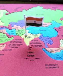 Imagimake Mapology World Map Puzzle - Includes Country Flags & Capitals | Educational Toys for Kids 5-7 | Fun Jigsaw Puzzle for Girls & Boys Toy Age 6-8 | Games for Kids 8-12 for Kids World with Capitals 60 81VF6P2v4cL