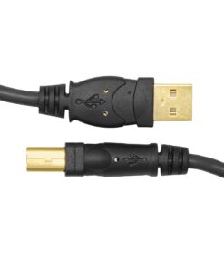 Mediabridge™ USB 2.0 - A Male to B Male Cable (10 Feet) - High-Speed with Gold-Plated Connectors - Black - (Part# 30-001-10B) 10 Feet 7 81VGU gXvPL