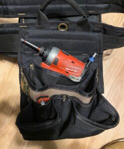 CLC Custom Leathercraft 1608 Electrician's Comfort Lift Combo Tool Belt, 28 Pocket,Black 33 81VGbzB2r3L