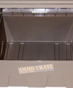 Alternative view of MTM ACR8-72 Ammo Crate Utility Box | Ammo, Survival or Hunting Gear Storage | O-Ring Seal for Water Resistant Dry Storage | Double Padlock tapped for Security | Carries 85lbs of Gear | Dark Earth
