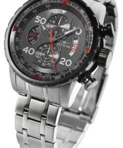 Invicta Men's Aviator Analog Display Japanese Quartz Silver Watch, Gold, Black (Model: 12704, 28898, 28899) 36 81VHPgzePUL