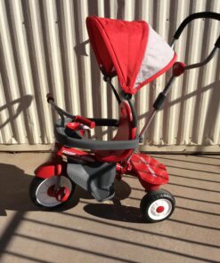 4-in-1 Stroll 'N Trike, Red Toddler Tricycle for Ages 1 Year -5 Years, 19.88" x 35.04" x 40.75" Classic 42 81VJCOW0S7L