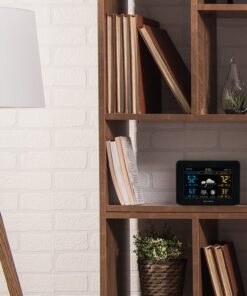 AcuRite 02027A1 Color Weather Station with High Low Temperature and Humidity with Moon Phase, Dark Themed (02027A), Black Display 28 81VJyLC1kCL