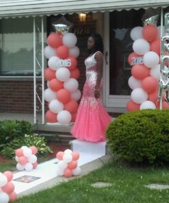 LotFancy 680W High Power Electric Balloon Pump, 110V-120V Balloon Inflator Pump for Party Decoration, Portable, Dual Nozzle Air Balloon Filler Machine, Fast & Efficient 25 81VJzkrt20L