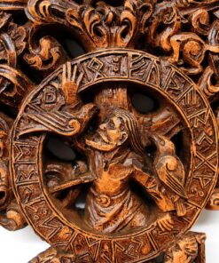 Dryad Design World Tree Yggdrasil Wall Plaque Wood Finish 10 81VKdsLyAL