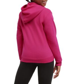 Hanes Girls Hoodie, EcoSmart Girls' Full-Zip Hoodie, Cotton Hoodies for Girls, Fleece Zip Jackets Medium Amaranth 9 81VLcZrxxFL