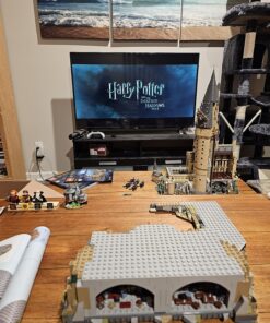 LEGO Harry Potter Hogwarts Castle 71043 Building Set - Model Kit with Minifigures, Featuring Wand, Boats, and Spider Figure, Gryffindor and Hufflepuff Accessories, Collectible for Adults and Teens Standard 69 81VM2EgWXKL