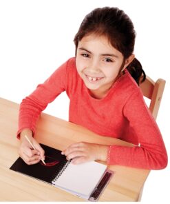 Melissa & Doug Scratch Art Doodle Pad With 16 Scratch-Art Boards and Wooden Stylus - Color Scratch Pads, Arts And Crafts For Kids Ages 4+ 19 81VN1q7ufL