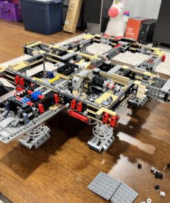 LEGO Star Wars Ultimate Millennium Falcon 75192 - Expert Building Set and Starship Model Kit, Movie Collectible, Featuring Classic Figures and Han Solo's Iconic Ship, Best Gift for Adults 78 81VN4psYn0L