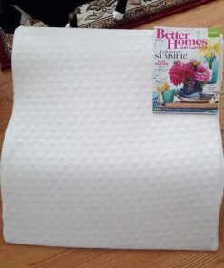 Aeris Wedge Pillow for Sleeping -Post Surgery Pillow -Unique Curved Design -Memory Foam- Incline Pillow for Elevation,Pregnancy,Reading Snoring,Back & Knee Support,Breathing –,Washable Cover 25"x25"x8.5" 41 81VNN4VcXL