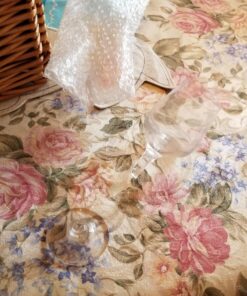 PICNIC TIME Romantic Canterbury Deluxe Wicker Picnic Basket Set for 2, with Blanket and Soft Cooler, One Size, Navy with Plaid 64 81VNPirIDFL