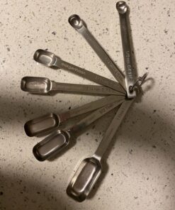 Stainless Steel Measuring Cups & Spoons Set - Heavy Duty, Stackable 13-Piece Set - Dry Foods, Liquids, Dishwasher-safe - Professional Metal Kitchen Utensils By Morgenhaan 13-Piece Baker's Bliss Kit 53 81VOHiyn8XL 1