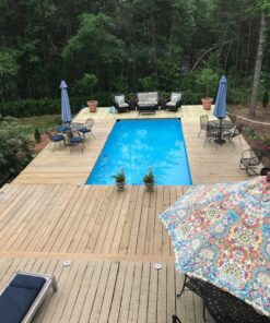 Intex 24ft X 12ft X 52in Ultra Frame Rectangular Pool Set with Sand Filter Pump, Ladder, Ground Cloth & Pool Cover 24ft X 12ft X 52 67 81VQrLqzVtL 2