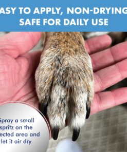 PetSilver Wound & Skin Spray with Chelated Silver, Allergy Relief for Dogs Itching, Hot Spot Treatment for Dogs, Cat and Dog Wound Care, All Natural Skin Soother for Dogs, Made in USA, 8 fl oz 8 oz 10 81VR7cF5BqL