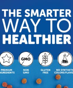 SmartyPants Multivitamin for Men, Organic Gummies: Probiotics, CoQ10, Methylfolate, Omega 3 (ALA), Vitamin D3, C, Vitamin B12, B6, Vitamin A, K & Zinc for Immune Support, 120 Gummies (30 Day Supply) Adult Formula 32 81VTM7dh21L